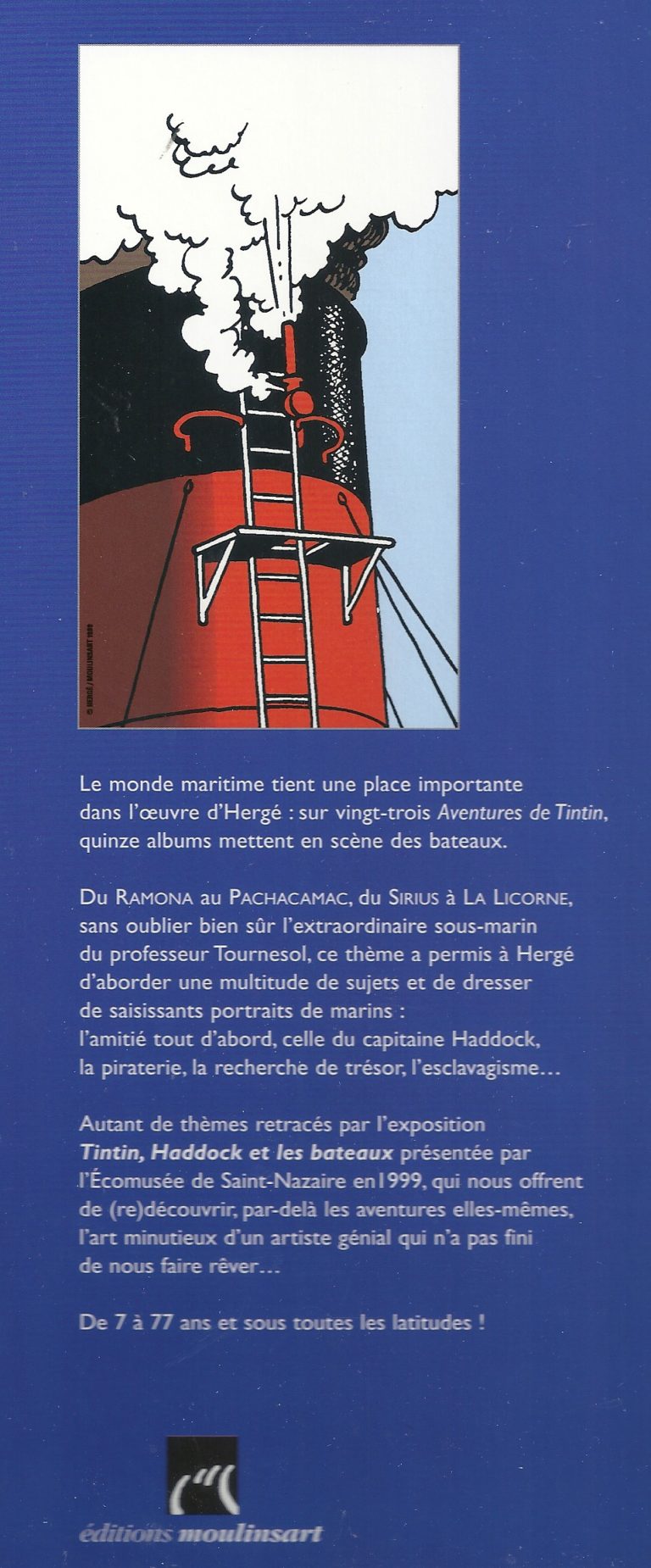 Tintin Haddock et les bateaux Hergé Amazonie BD Librairie BD à Paris