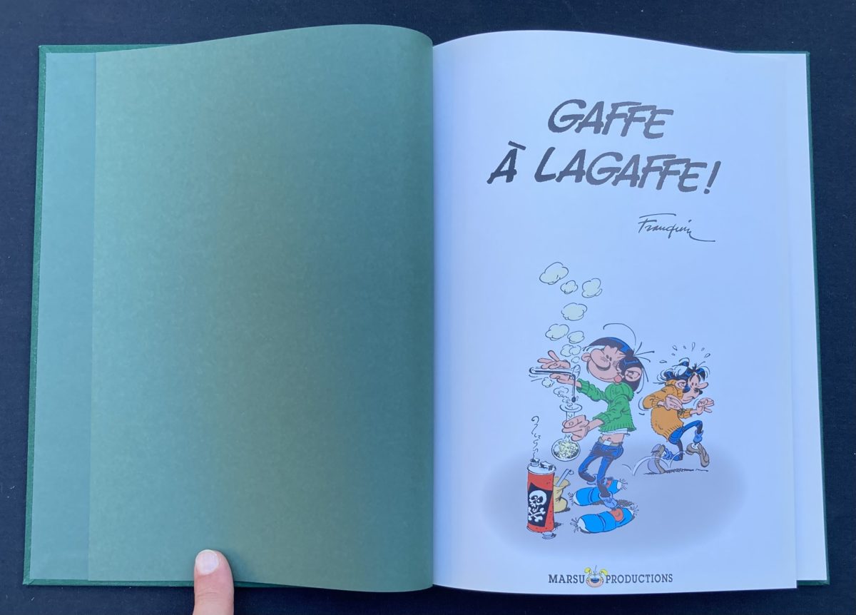 Franquin Gaston N 15 Gaffe à Lagaffe Tirage de tête 1996