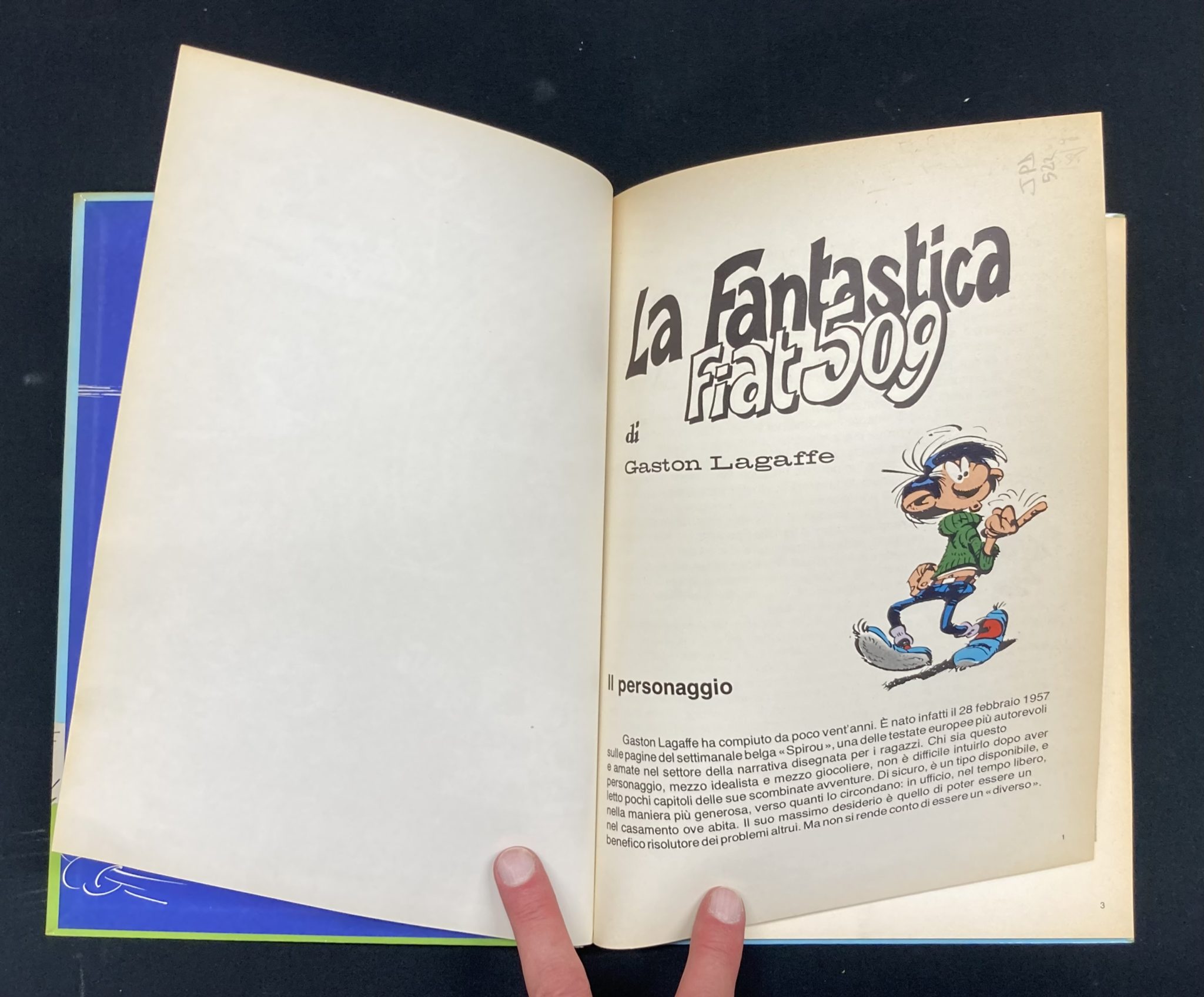 Franquin La fantastica Fiat 509 di Gaston Lagaffe Publicité 1977