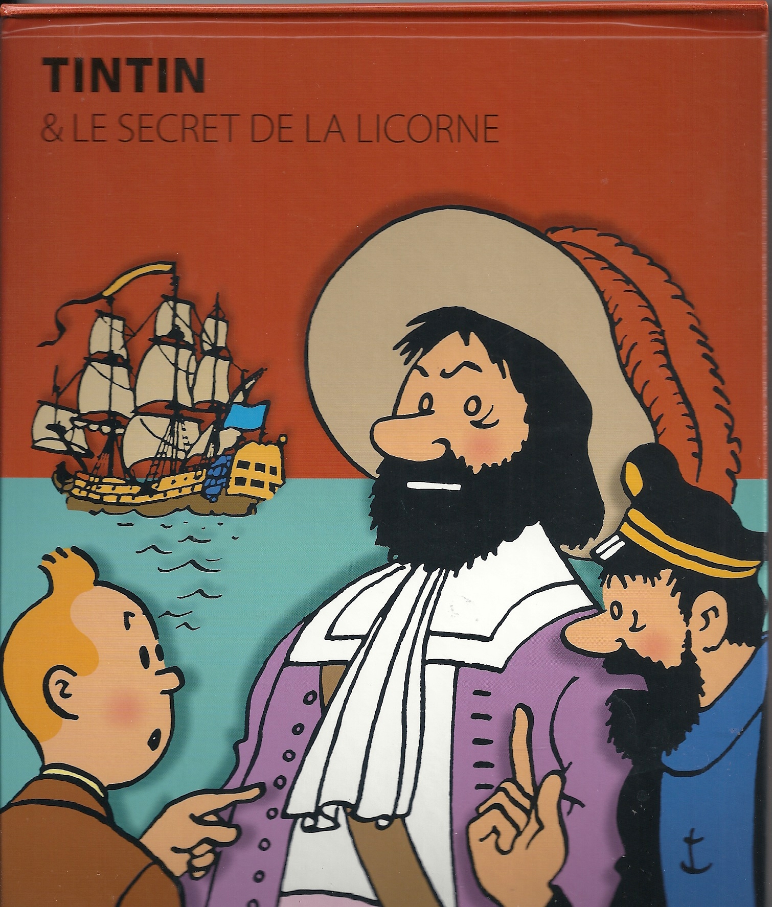 Tintin Hergé album pop hop le secret de la Licorne / the Unicorn