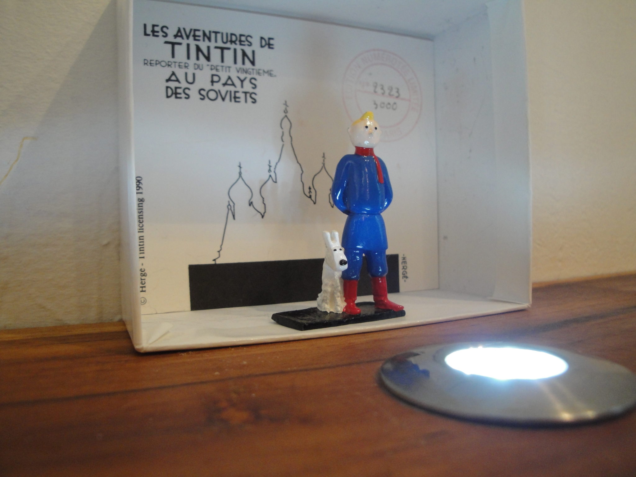 Hergé, Scène Tintin au Tibet, Pixi, 2004