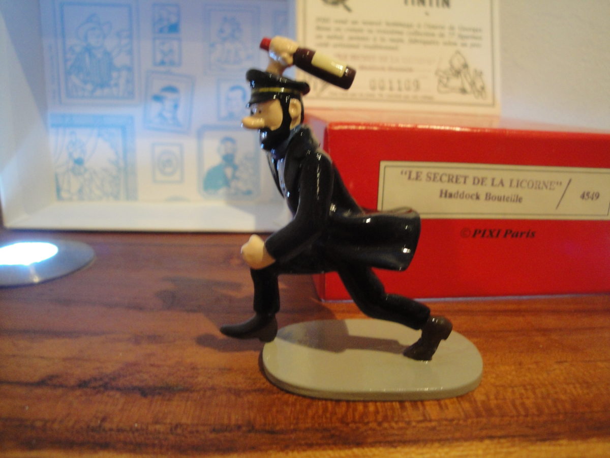Hergé, Figurine Tintin Objectif Lune, Pixi