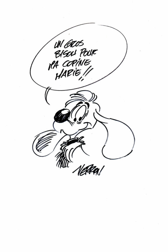 Roba & Verron - Dédicace / Boule & Bill T.34 "Un amour de cocker" (2013)