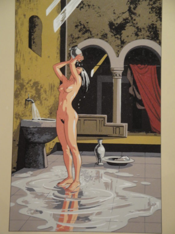 Ana Miralles & Jean Dufaux - Djinn sérigraphie (2002)