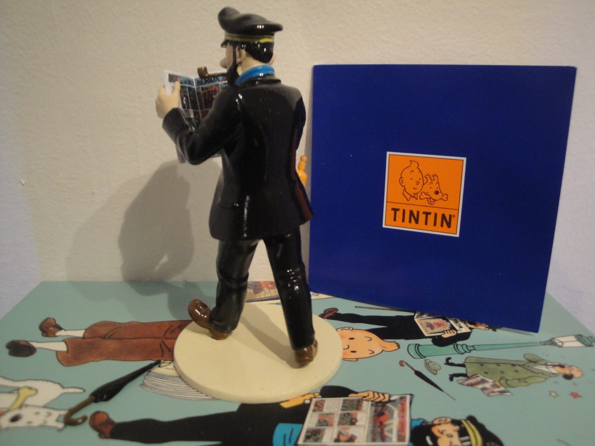 BOITE À BISCUITS rectangle métal Tintin le petit vingtième bd hergé