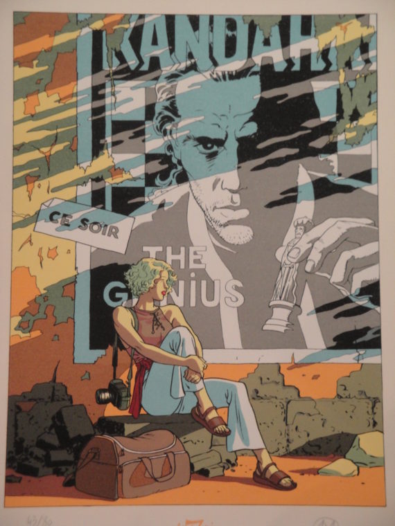 P. Aymond & L.F. Bollée "Apocalypse mania"  sérigraphie