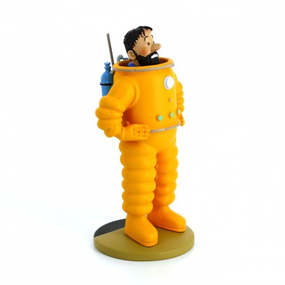 Hergé Tintin  – Haddock cosmonaute figurine “Objectif Lune”