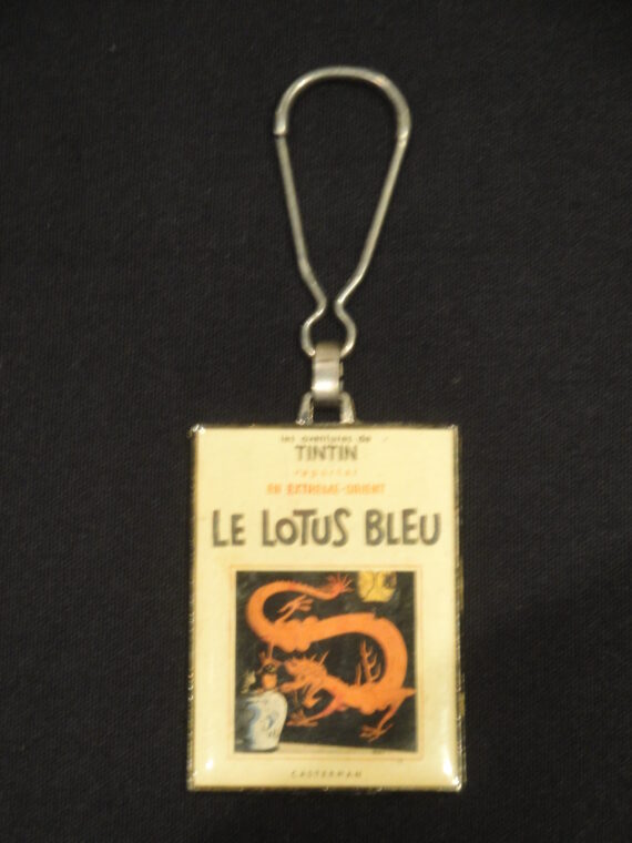Hergé - Tintin "Le lotus bleu" - porte clés Corner Coinderou