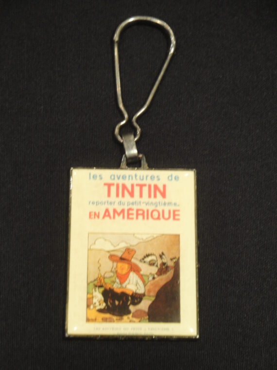 Hergé - Tintin en Amérique - porte clés Corner Coinderou
