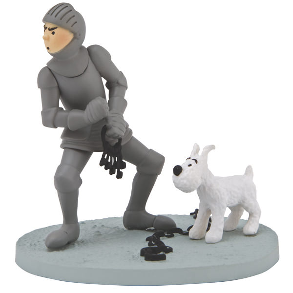 Figurine Tintin à cheval Tintin en Amérique colorisé 42178 Moulinsart 2021  2000 exemplaires