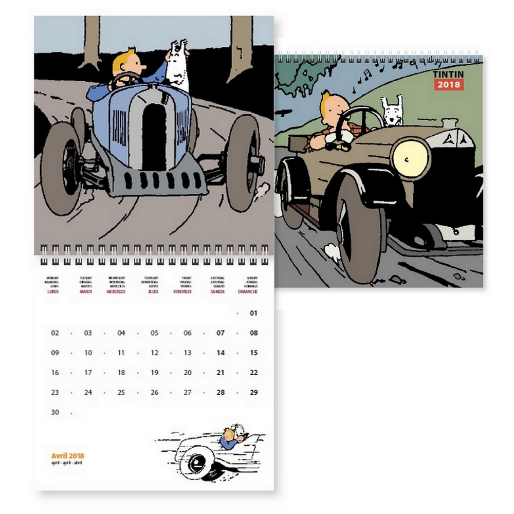 Pin on Anciens calendriers Tintin - Hergé