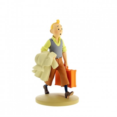 Hergé Tintin – Tintin en route – Figurine en résine