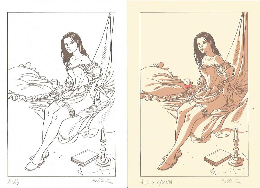 Sculpture L'Épervier - Leblon Delienne & Pellerin - Tirage Limité 777 Ex - Avec Dessin Inédit