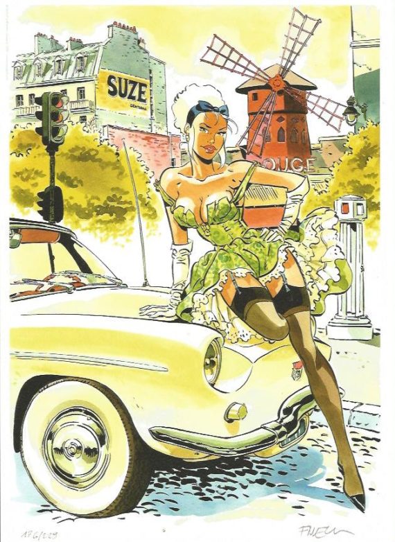 Félix Meynet - Ex libris Double - Mirabelle Moulin Rouge N° 116