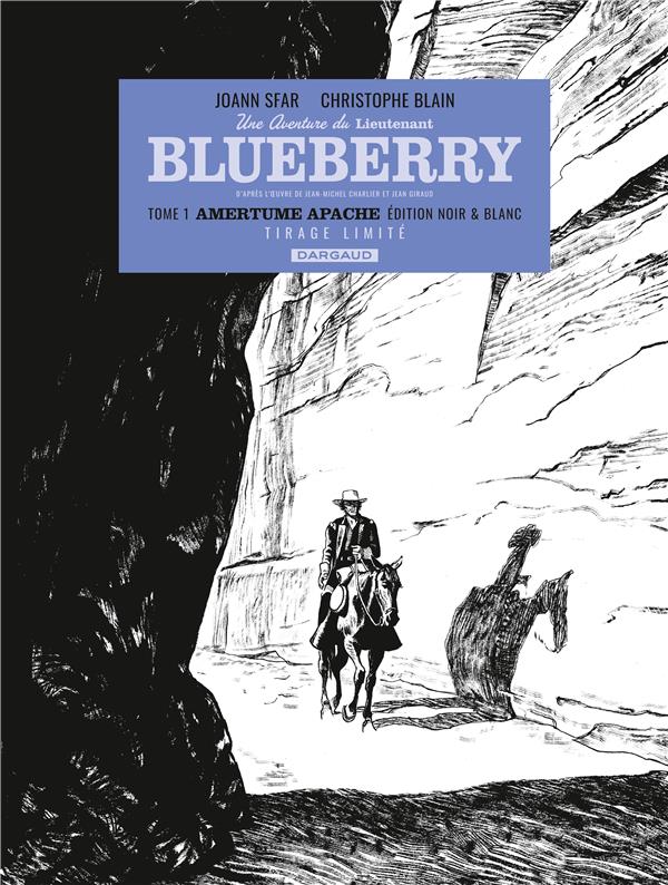 Blain Sfar Blueberry N 1 Edition collector noir et blanc