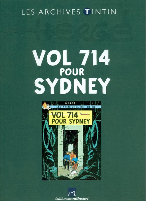 Hergé – Archives Tintin – Vol 714 pour Sydney