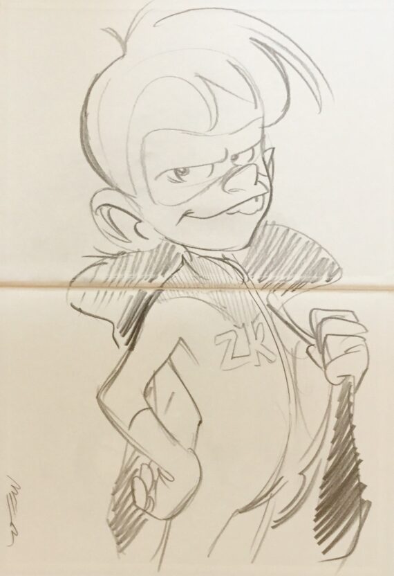 Munuera  - Dédicace / Zorglub "L'apprenti méchant" - Tirage de tête (2019)