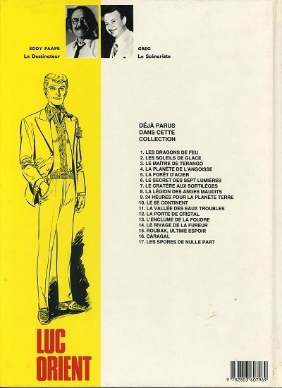 Eddy Paape & Greg - Luc Orient N° 17 - Les spores de nulle part - Amazonie BD