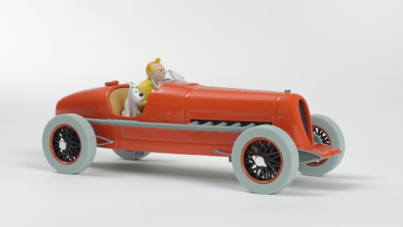 Tintin - Voiture 1:32 - Jeep à friction rouge - Dupont et - Catawiki