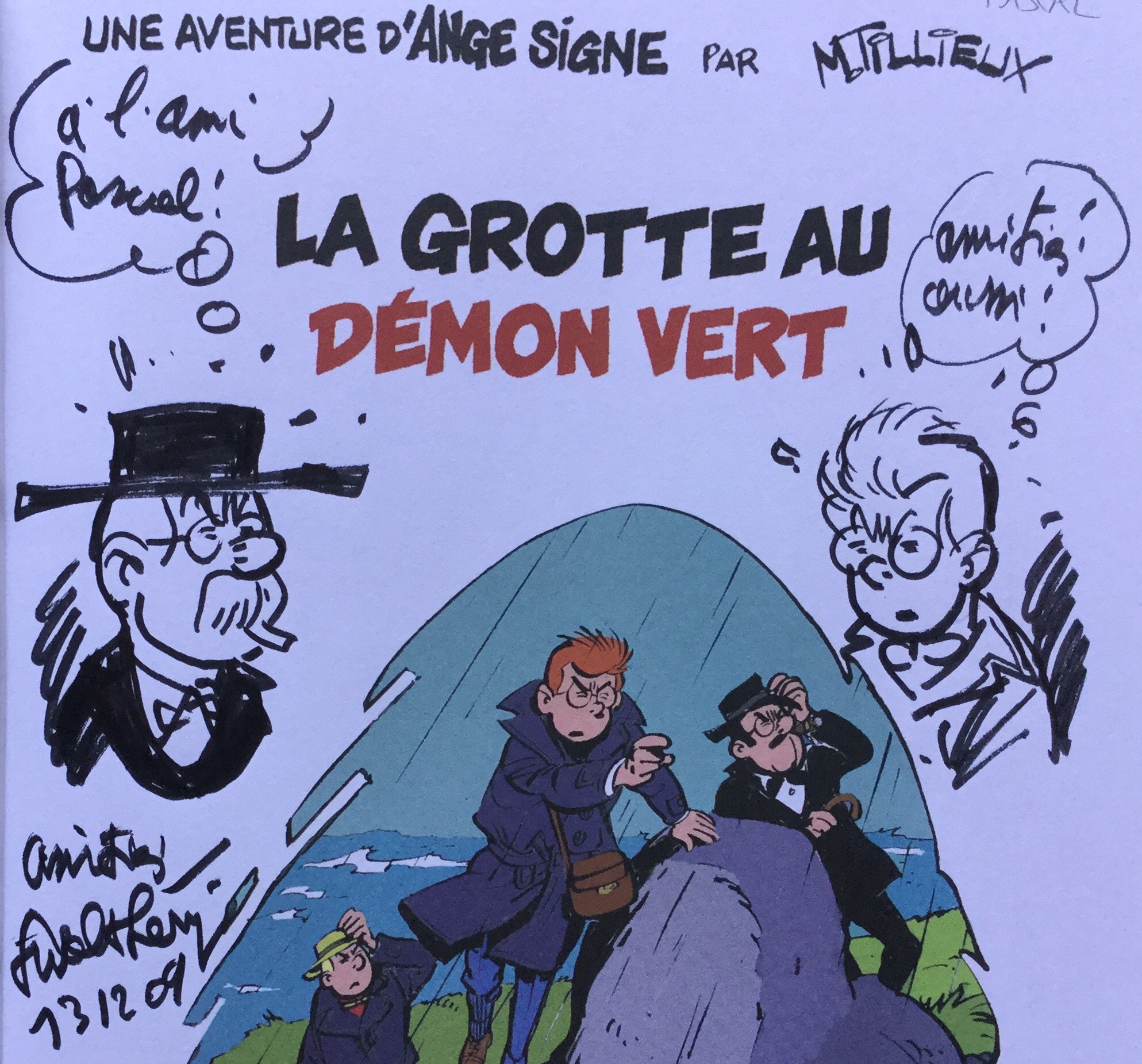 Maurice Tillieux - Ange Signe "La grotte au démon vert"