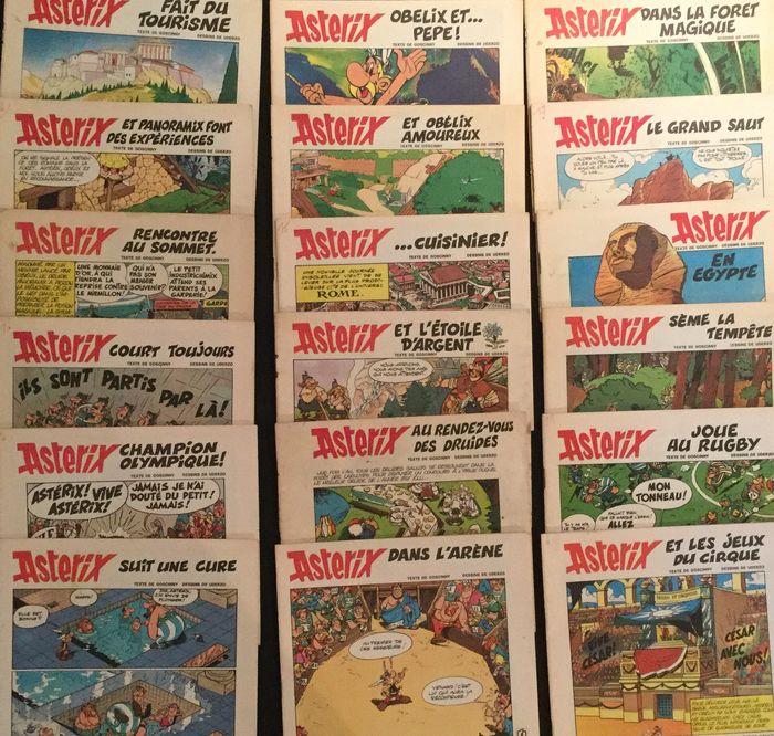 Lot De 3 Parfums De Voiture Astérix 1989 - Sachets D'origine Non Ouverts