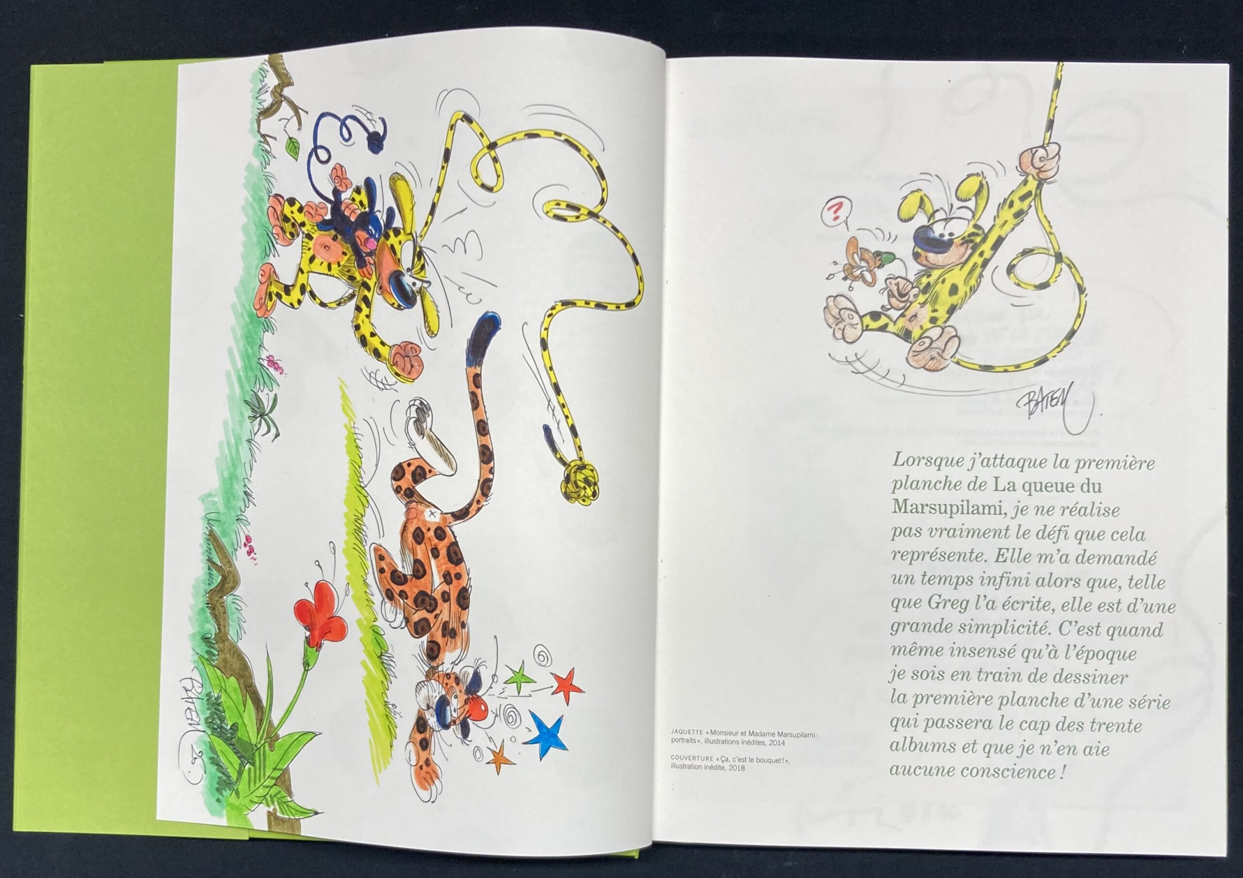Batem – Dédicace : Le Marsupilami – Une vie en dessin - Amazonie BD
