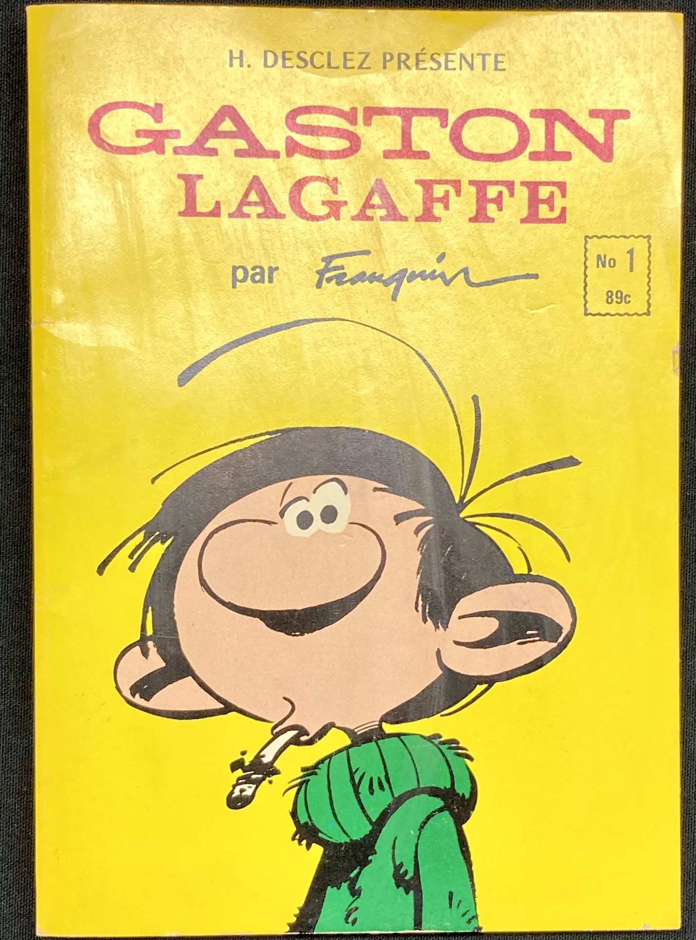 Franquin - Gaston Lagaffe - H. Desclez (1977) - Amazonie BD Librairie ...