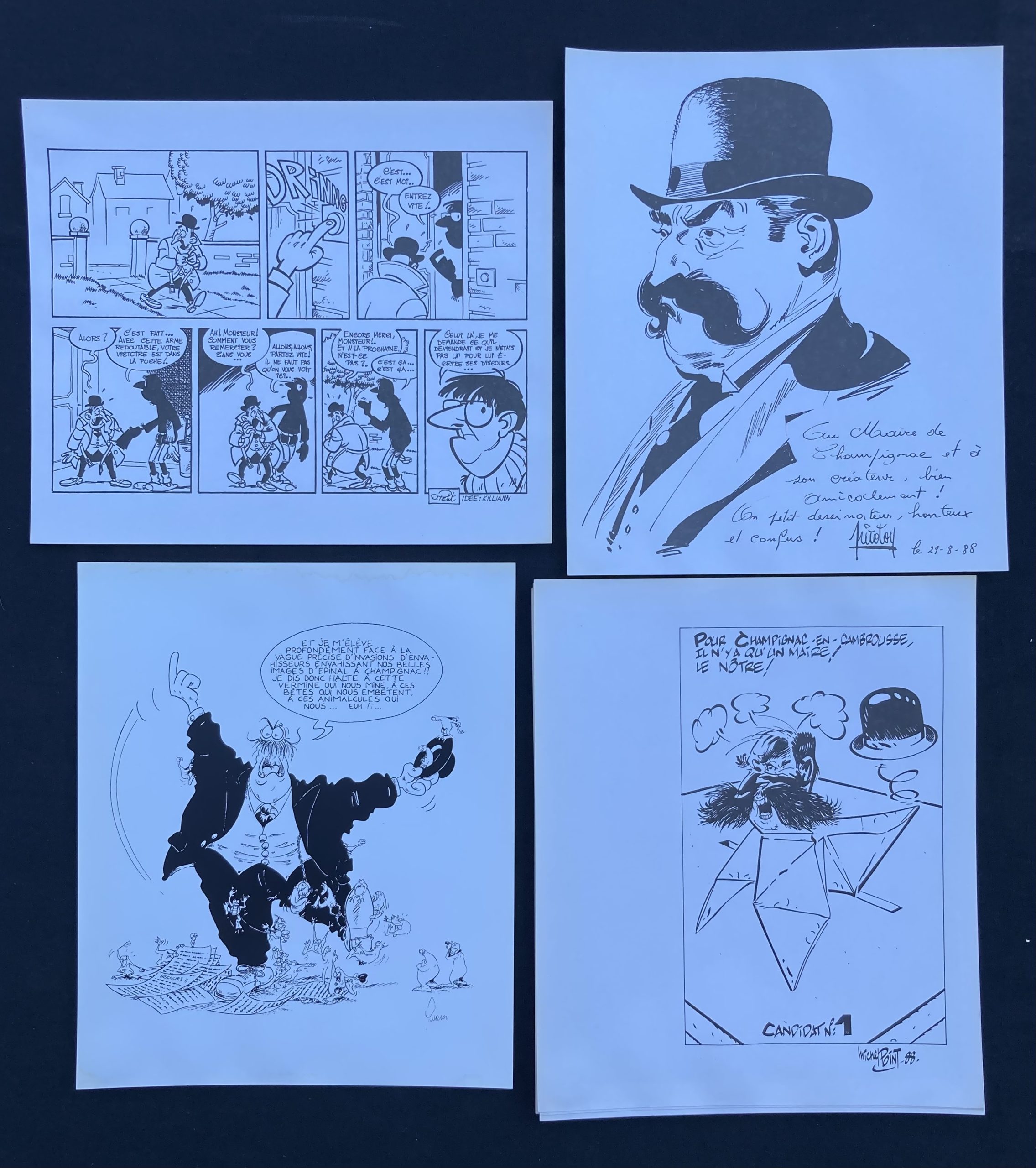 Franquin - Portfolio Il y a un Maire à Champignac - Amazonie BD