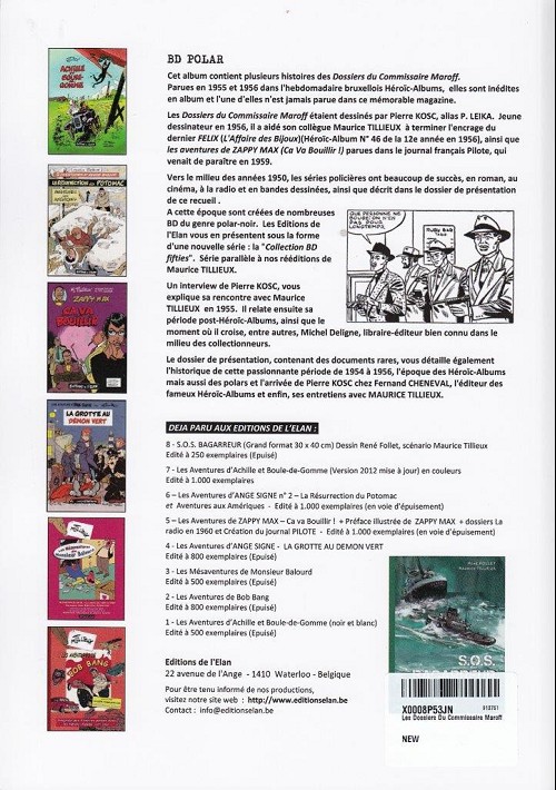 P. Leika - Le dossier du commissaire Maroff - Amazonie BD