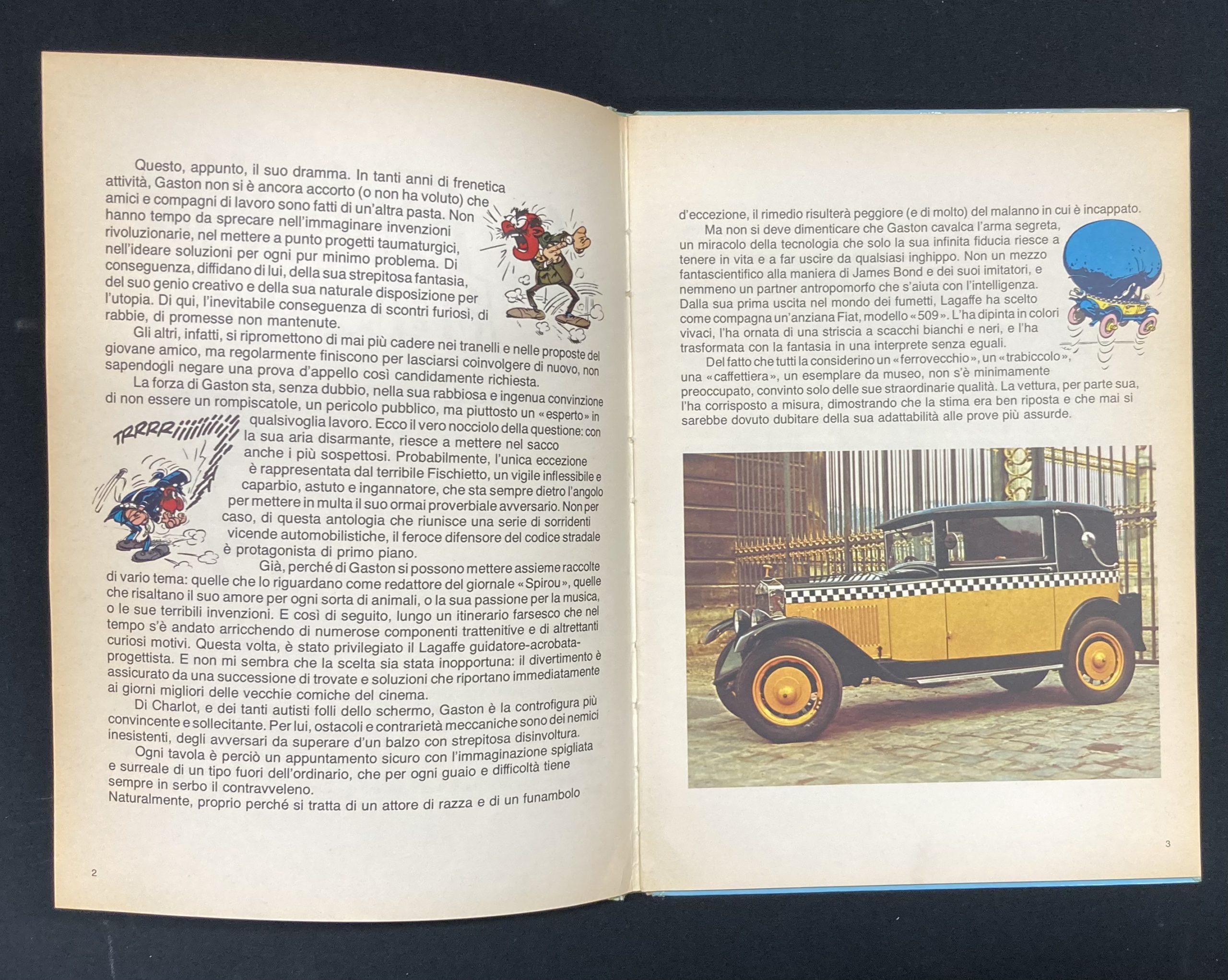 Franquin – La fantastica Fiat 509 di Gaston Lagaffe – Publicité - Amazonie BD