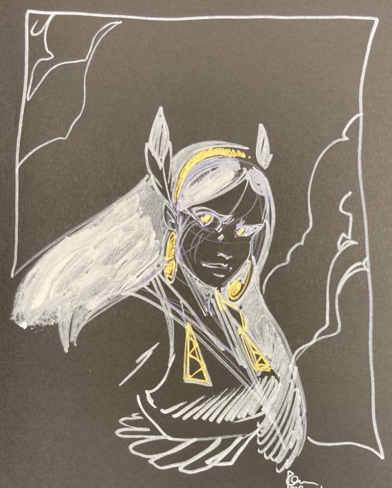 Crisse & Keramidas - Luuna N° 1 "La nuit des totems" - Tirage de tête dédicacé (2003)