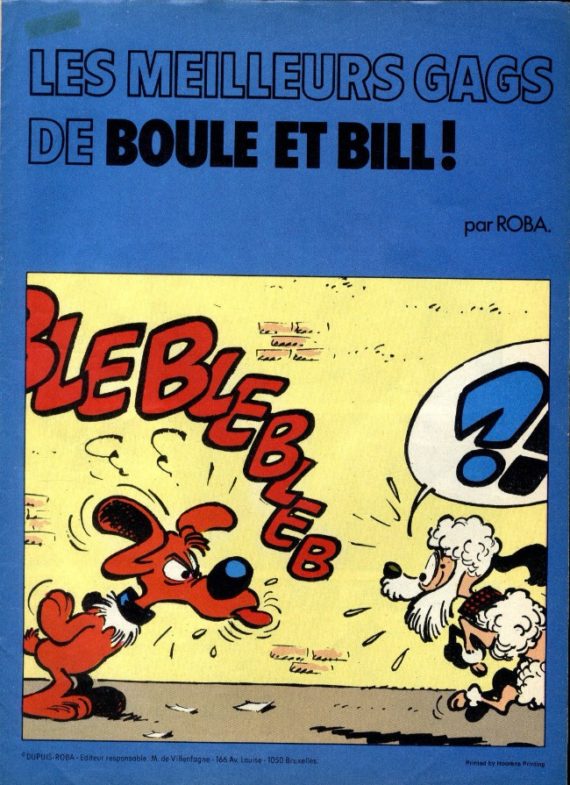 Roba - Les meilleurs gags de Boule et Bill - Publicité (1976)