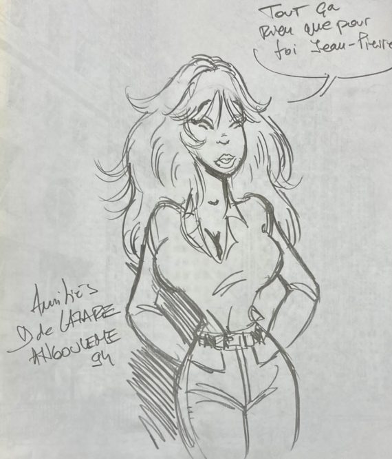 Walthéry, de Lazare & Mythic - Rubine N° 1 "Les mémoires troubles" Dédicacé  (1993)