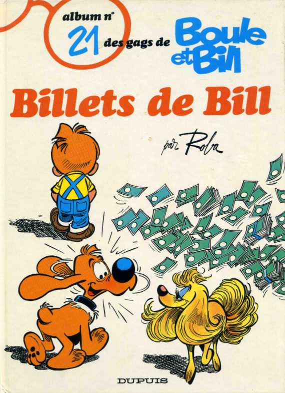 Roba - Boule et Bill N° 21 "Billets de Bill" (1987)