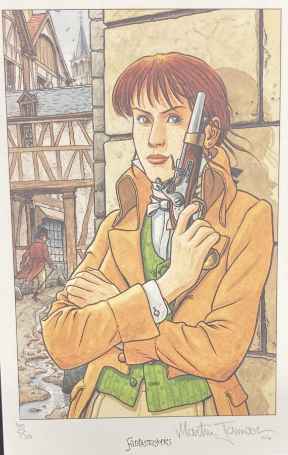 Jamar & Dufaux - Double masque N° 1 "La torpille" + ex libris (2004)