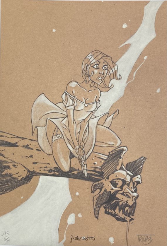 Gaudin  & Trichet - Les arcanes de midi-minuit N° 3 "L'affaire Collossos" - ex libris (2004)