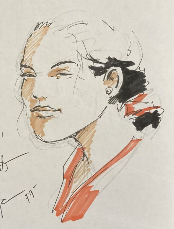 W.E. Johns, Loutte & Oleffe - Biggles N° 9 "La 13e dent du diable" - dédicace (1997)