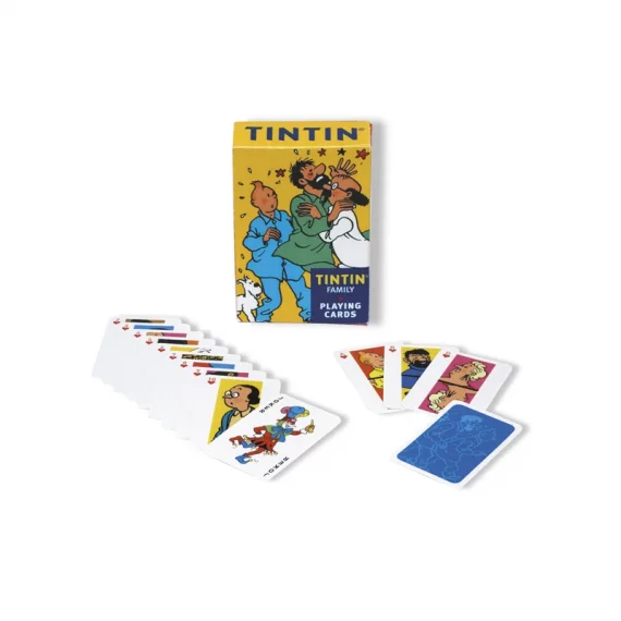 Hergé - Tintin Jeu de cartes N° 1 "La famille de Tintin"