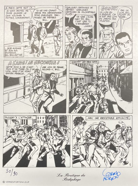Gérald Forton - Bob Morane ex libris