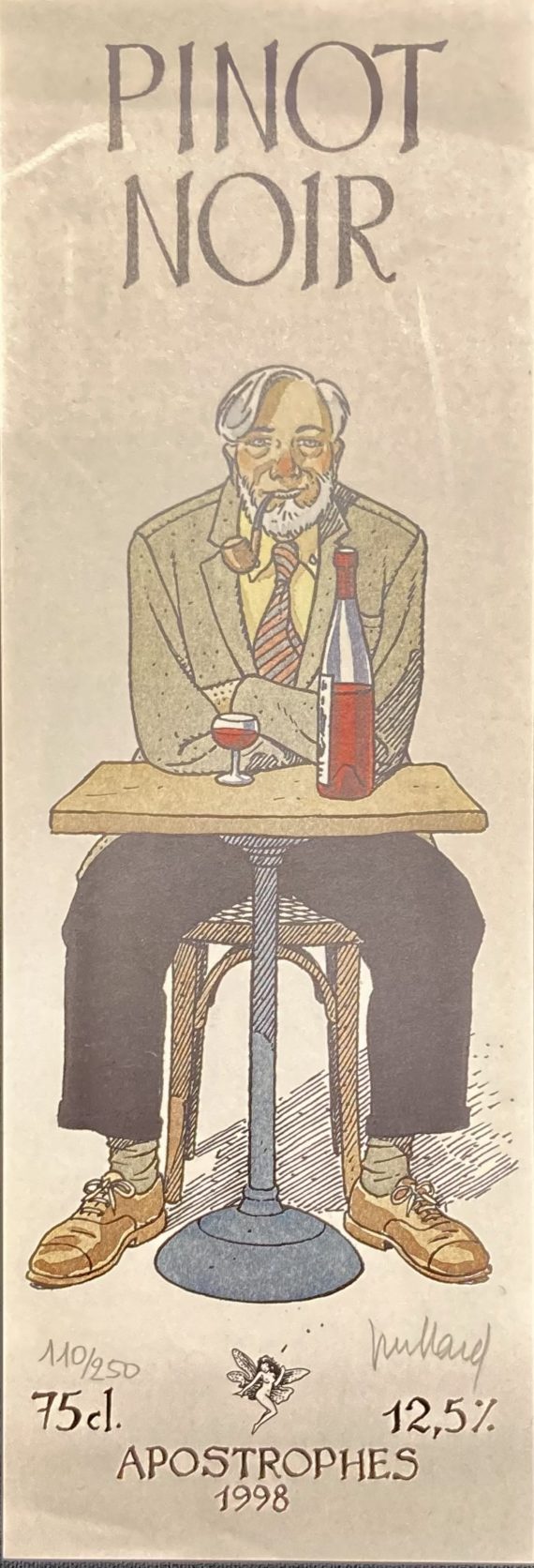Juillard - Etiquette de vin Blake et Mortimer (1998)