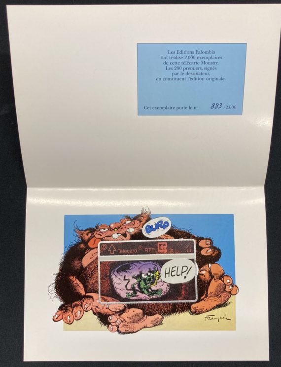 Franquin - Télécarte Monstre (1992)