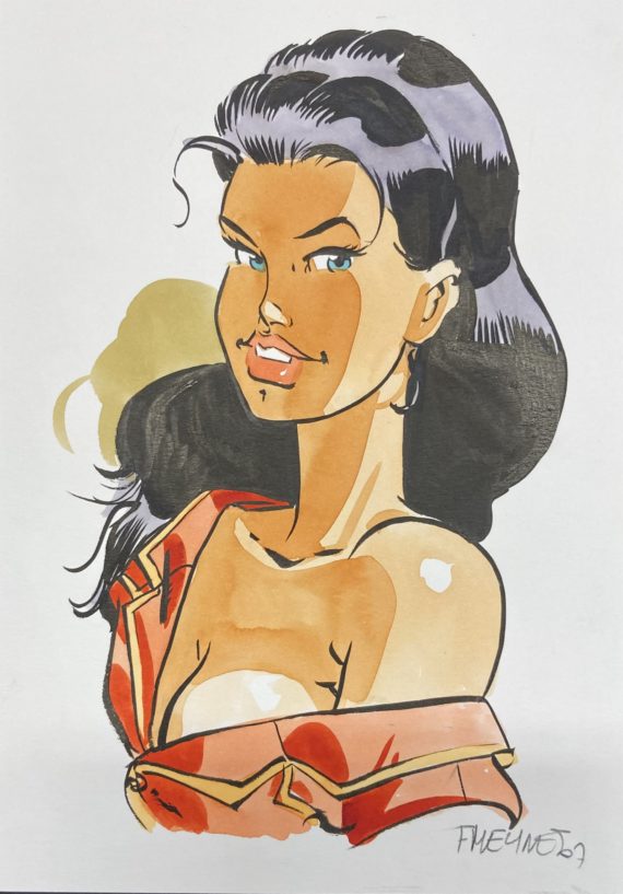 Meynet - Fanfoué Meurtres en abondance - Tirage de tête + dessin original (2006)