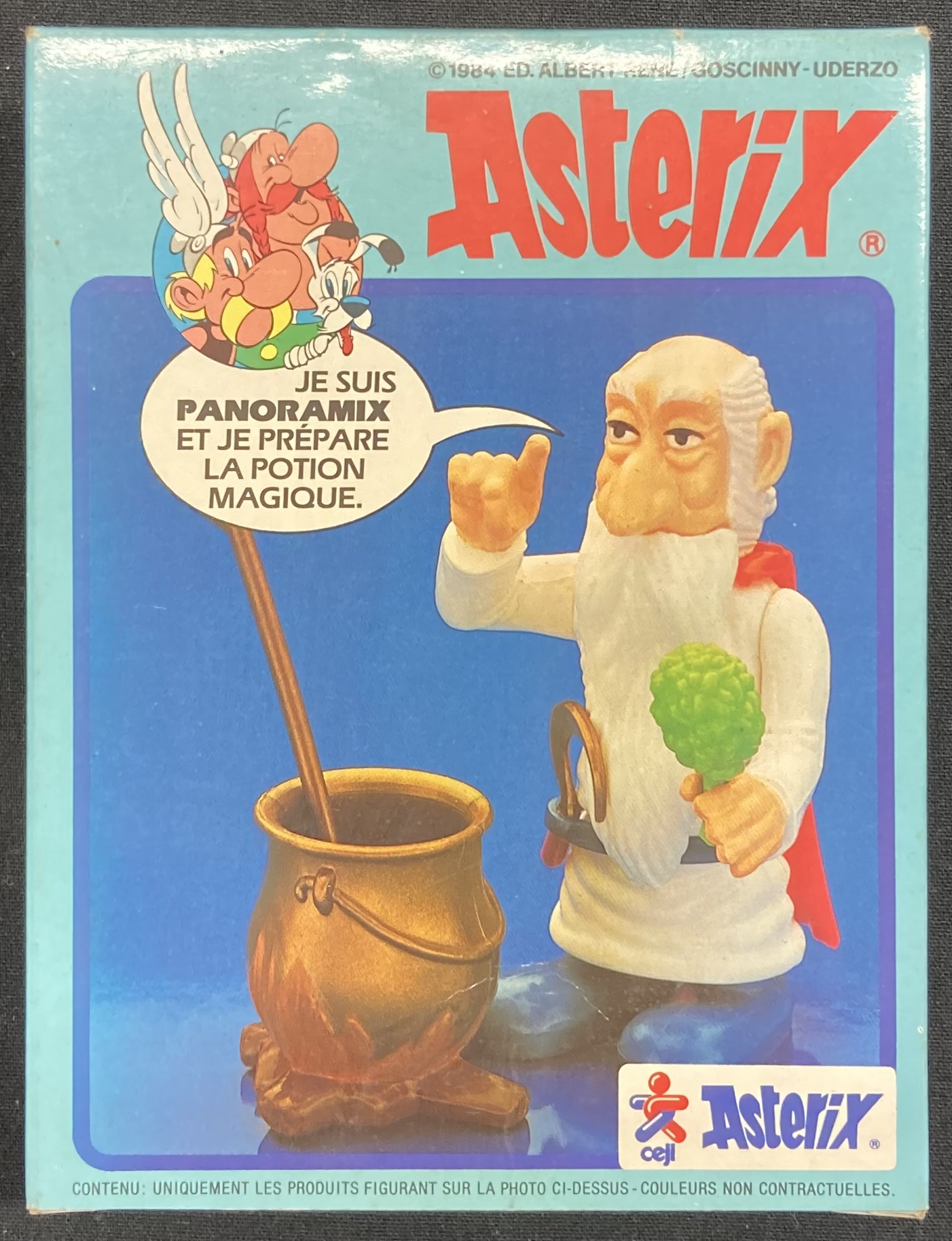 Goscinny & Uderzo – Play Astérix Panoramix – Figurines Ceji (1984)