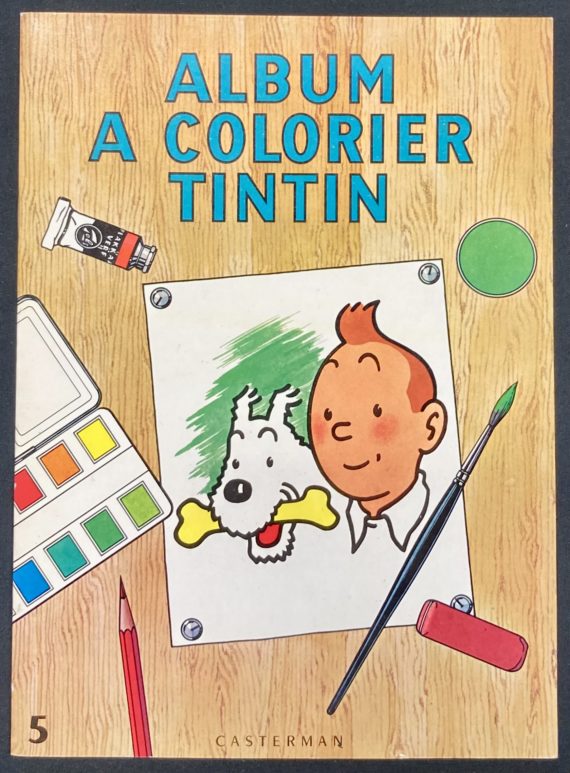Hergé - Album à colorier Tintin N° 5 (1968)