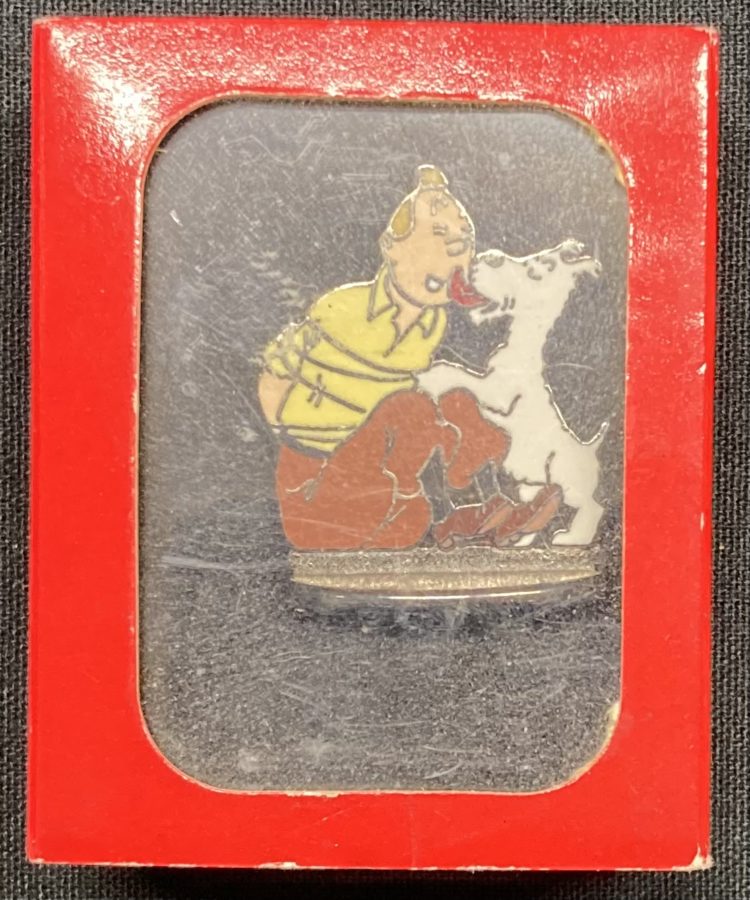 Hergé - Figurine Haddock en alpiniste et la bouteille vide (Neuf avec