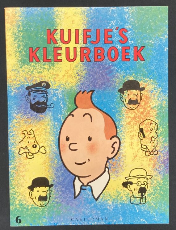 Hergé - Album à colorier Tintin "Kuifje's Kleurboek" N° 6 (1968)