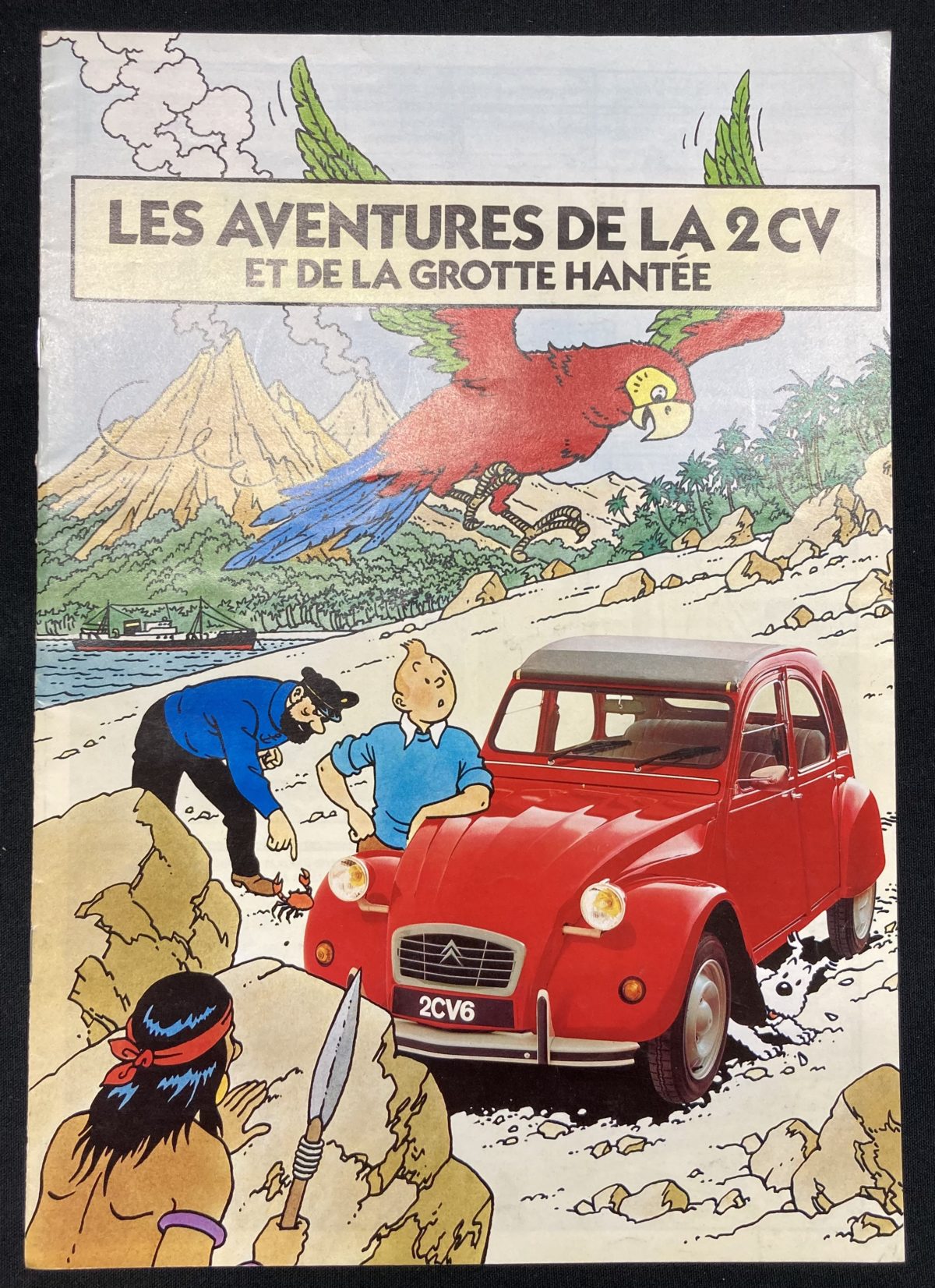 Hergé Tintin Publicité Citroën Les Aventures De La 2 Cv Et De La