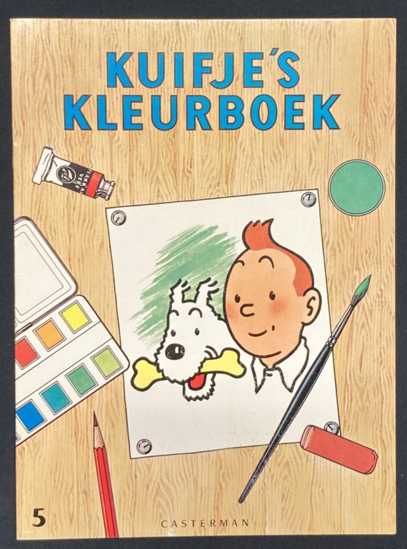 Hergé - Album à colorier Tintin "Kuifje's Kleurboek" N° 5 (1968)