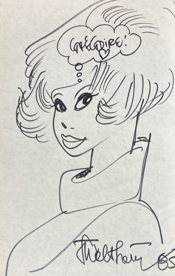 Walthéry, Will & Wasterlain - Natacha N° 10 "L'île d'outre monde" - Dédicacé (1984)