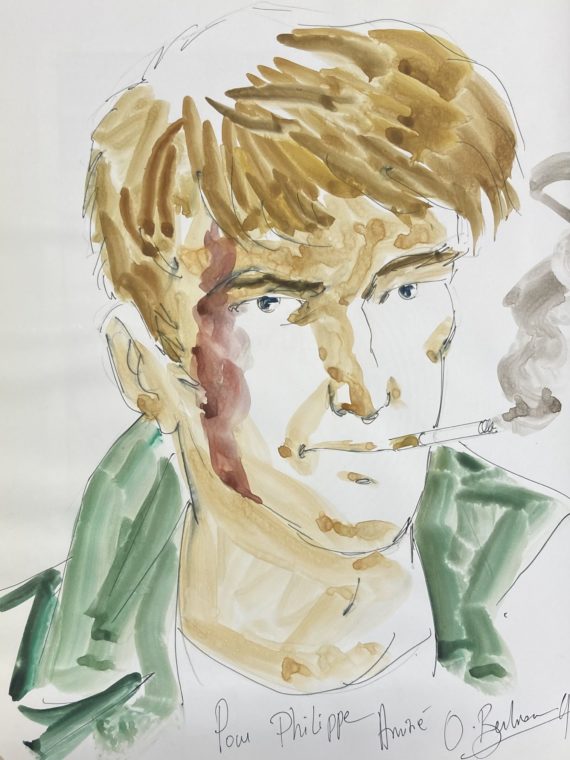 Berlion & Corbeyran - Lie de vin + dédicace et ex libris (1999)